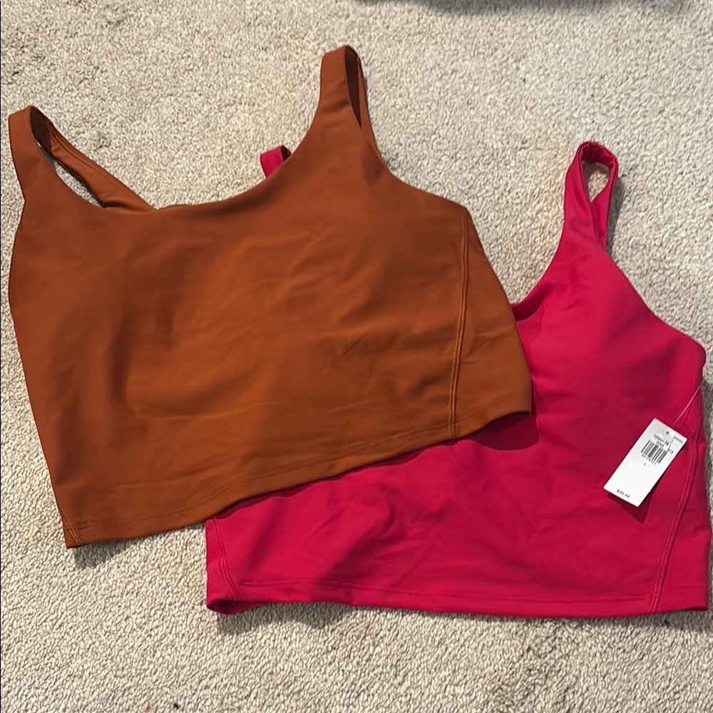 Women's Brown and Pink Tops